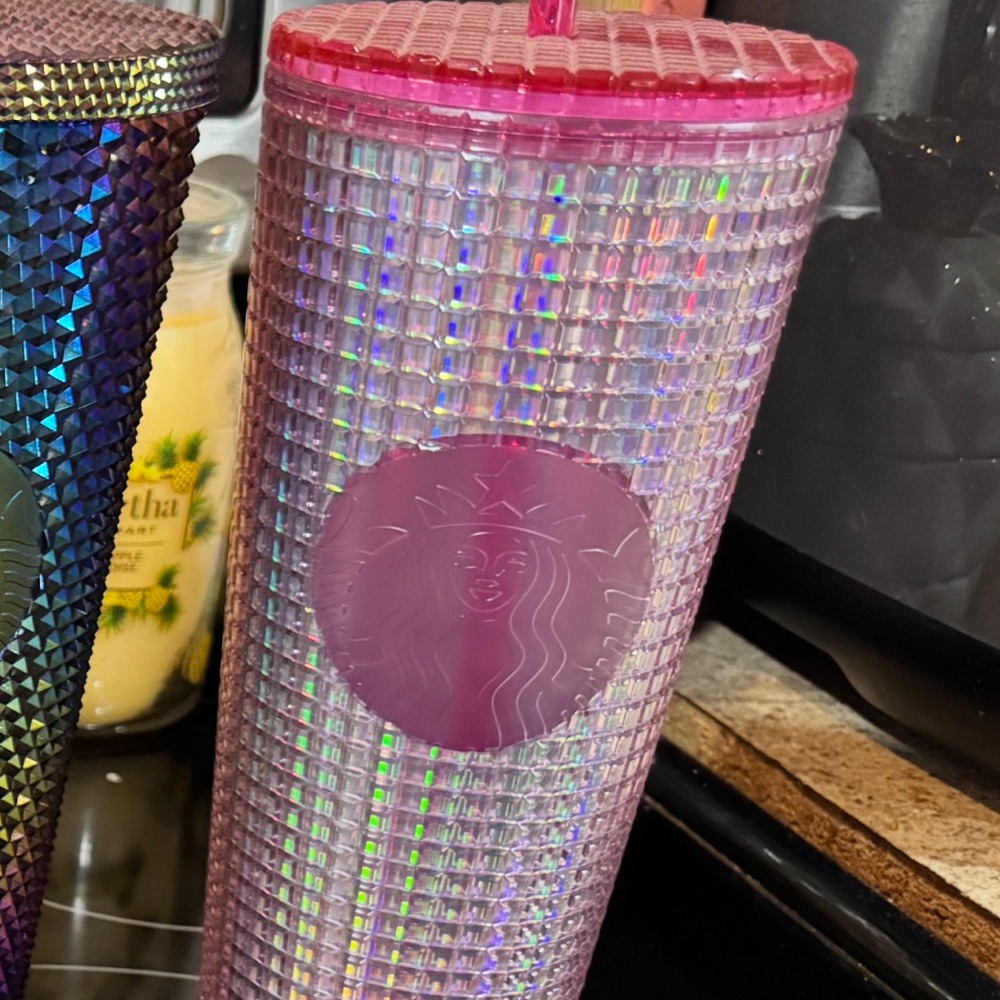 Starbucks Pink and Purple Iridescent Tumbler